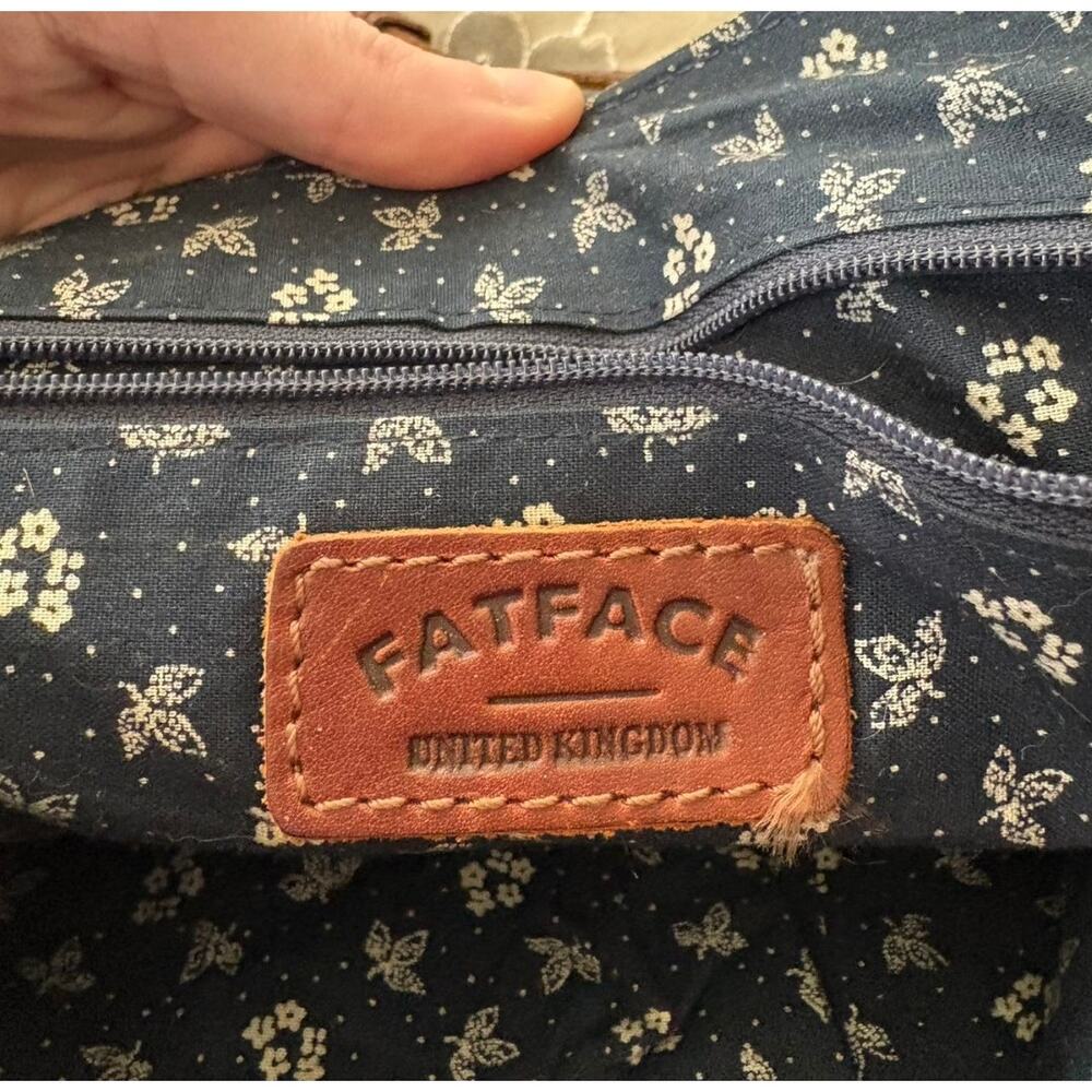 FatFace Camilla Brown Leather Satchel Crossbody Academia Gilmore Girls Classic - Picture 6 of 7